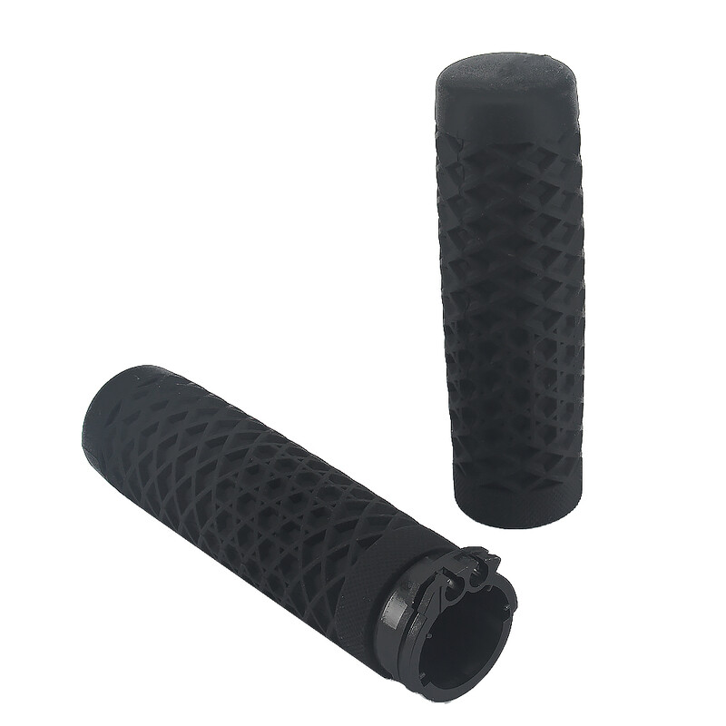 Motociklo vairo rankenos, skirtos Harley Sportster 883 1200 Softail Slim Fatboy Touring Street Glide 1" 25 mm guminėms vairo rankenoms