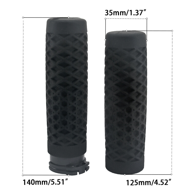 Motociklo vairo rankenos, skirtos Harley Sportster 883 1200 Softail Slim Fatboy Touring Street Glide 1" 25 mm guminėms vairo rankenoms