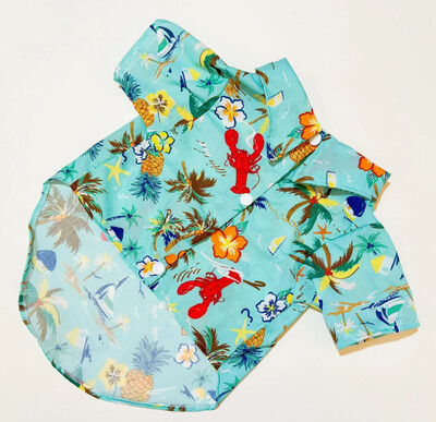Pet Beach Wear Cămașă hawaiană Pet Dog Cat Four Seasons Shirt Materiale de îmbrăcăminte