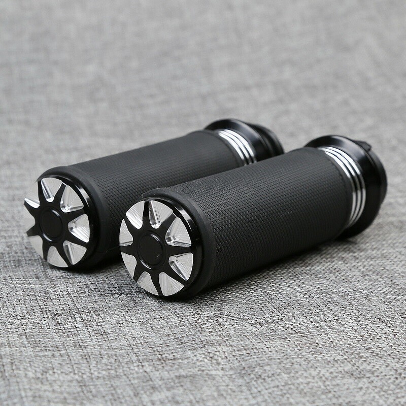 Universālie 1"25 mm motociklu rokturi Stūres stienis Stūris melns priekš Harley VRSC XL XR Dyna Softail Touring modeļi Moto Grip