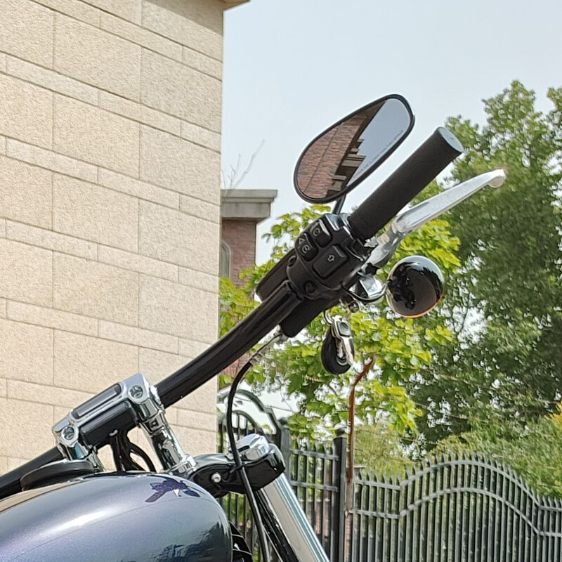 Guminės rankenos, neslystančios rankenos strypas, 1" (25 mm) vairas, skirtas Harley Road King Electra Glide Sport V-Rod Muscle CVO Street Bob