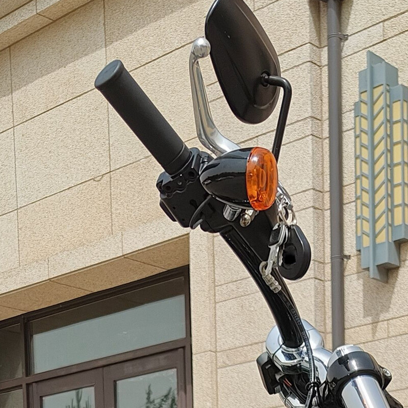 Guminės rankenos, neslystančios rankenos strypas, 1" (25 mm) vairas, skirtas Harley Road King Electra Glide Sport V-Rod Muscle CVO Street Bob