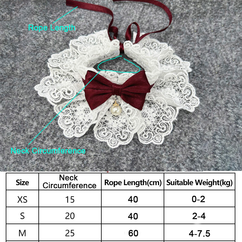 Perlový obojok pre psa, drahokamy, hodvábny svadobný, mačka, šteniatko, stuha, šatka, prívesok, mašle pre domáce zvieratá, náhrdelník, saténový, nový, mačiatko, doplnky, motýlik, darček
