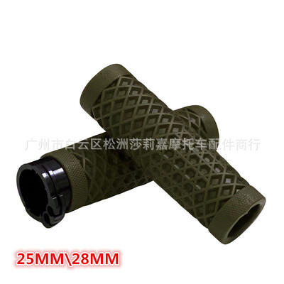 1 pora motociklo droselio rankenos motociklo rankenos neslystančios konstrukcijos guminiai priedai, skirti Harley Honda Yamaha 25MM 28MM universalus