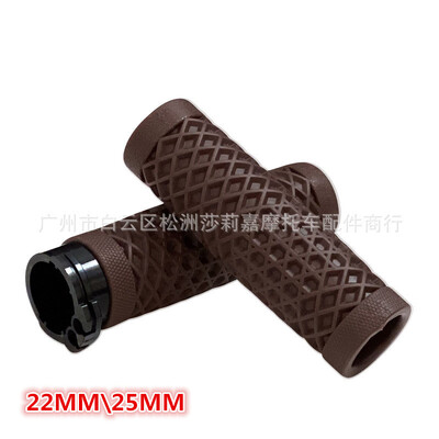 1 pora motociklo droselio rankenos motociklo rankenos neslystančios konstrukcijos guminiai priedai, skirti Harley Honda Yamaha 25MM 28MM universalus
