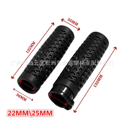 1 pora motociklo droselio rankenos motociklo rankenos neslystančios konstrukcijos guminiai priedai, skirti Harley Honda Yamaha 25MM 28MM universalus