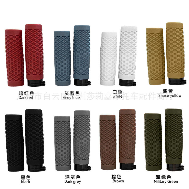 1 pora motociklo droselio rankenos motociklo rankenos neslystančios konstrukcijos guminiai priedai, skirti Harley Honda Yamaha 25MM 28MM universalus