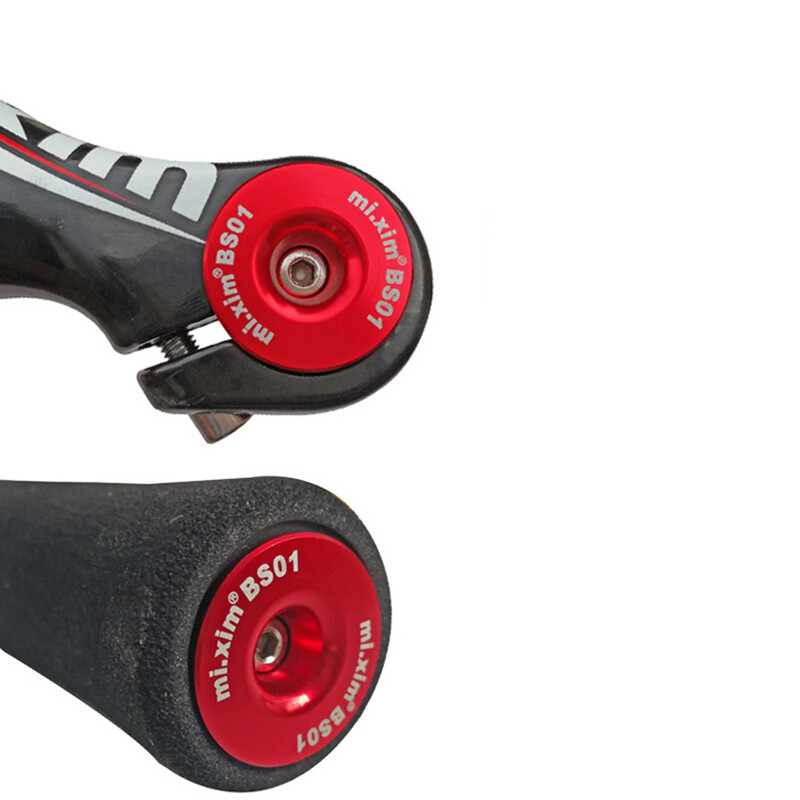 1 pár kerékpár markolat kormányrúd végsapka alumínium ötvözet kormányrúd fogantyúk dugós sapkák MTB kerékpár kormányhoz országúti kerékpáros tartozék