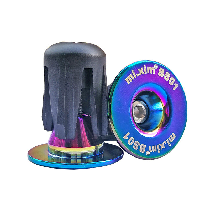 1 pár kerékpár markolat kormányrúd végsapka alumínium ötvözet kormányrúd fogantyúk dugós sapkák MTB kerékpár kormányhoz országúti kerékpáros tartozék