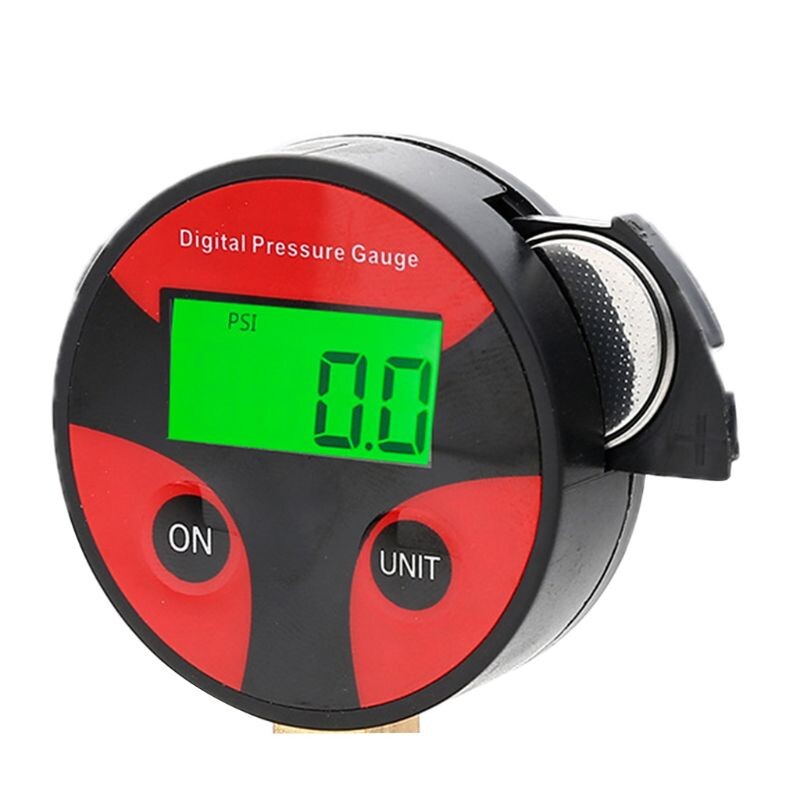 0-200PSI skaitmeninis padangų oro slėgio matuoklis LCD manometras, skirtas automobilių motociklams