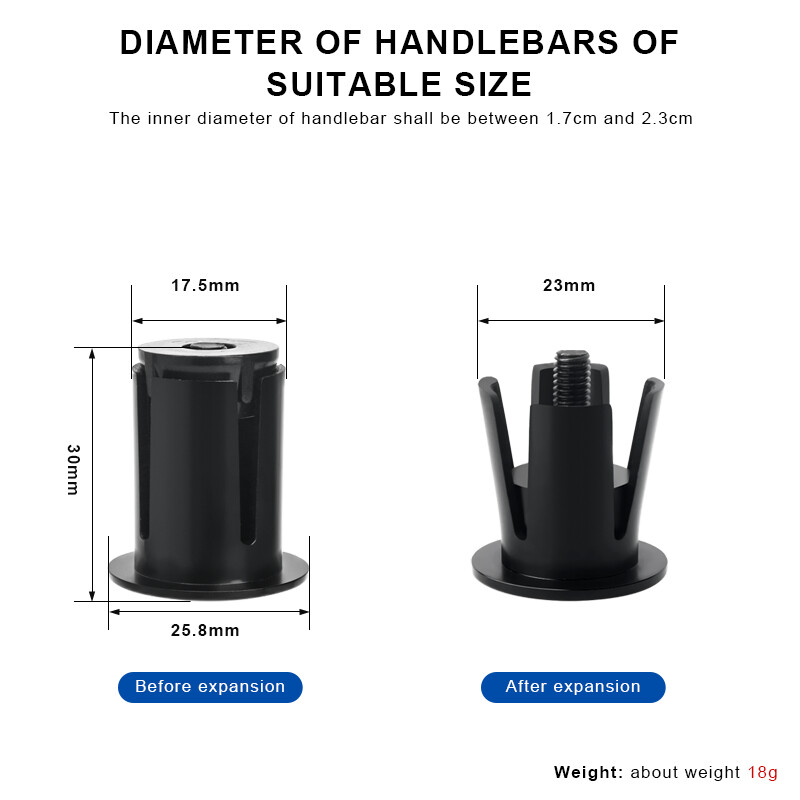 Capetele pentru bară de bicicletă Capace de fixare a ghidonului, reglabile, cu blocare, din plastic pentru ciclism rutier MTB, capac de prindere pentru bicicletă de munte