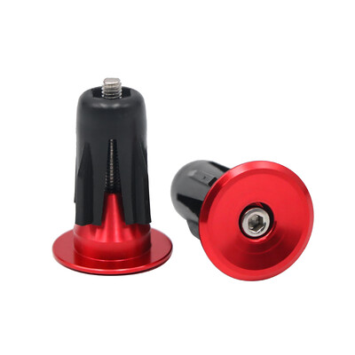 Dviračio rankenos vairo antgalio dangtelis aliuminio lydinio užraktas MTB kalnų dviračių rankenos rankenos rankenos galinės kištukai, juodi dviračio priedams