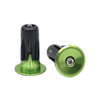 Dviračio rankenos vairo antgalio dangtelis aliuminio lydinio užraktas MTB kalnų dviračių rankenos rankenos rankenos galinės kištukai, juodi dviračio priedams