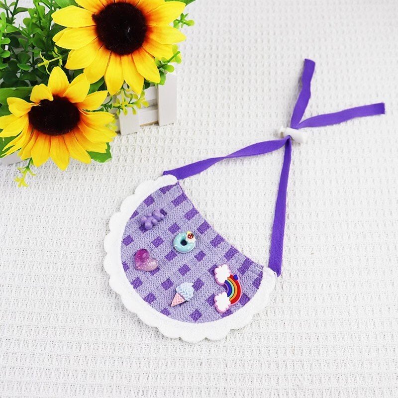 Plaidas naminių gyvūnėlių skara Lovely Suger Candy Cat Seilėtinis Antkaklis Šuniui Seilė Rankšluostis Naminių gyvūnėlių Priedai