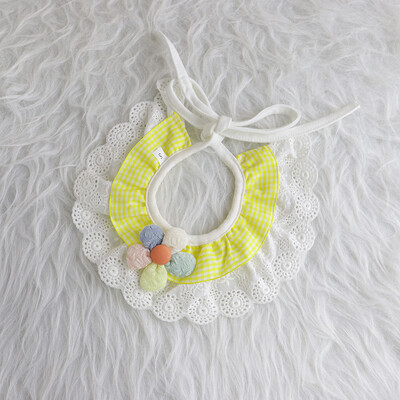 Mājdzīvnieks Bib Kaķis Suns Ziedu Šalle Jauki Suņi Siekalu dvielis Kaķa kakla lakats Mājdzīvnieku saģērbšanas piederumi