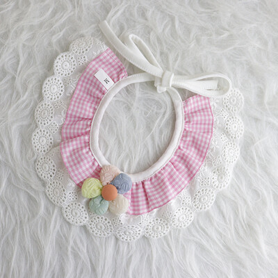 Mājdzīvnieks Bib Kaķis Suns Ziedu Šalle Jauki Suņi Siekalu dvielis Kaķa kakla lakats Mājdzīvnieku saģērbšanas piederumi