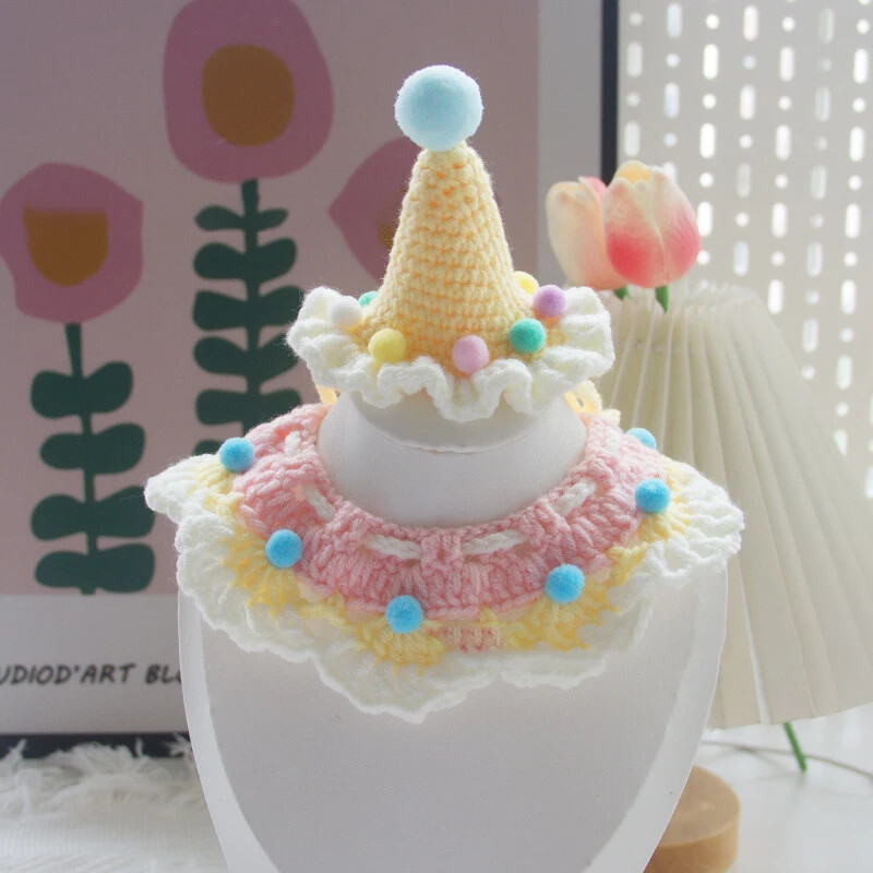 Rudens žiemos kačių skrybėlių rinkinys Miela rafinuota naminių gyvūnėlių kepurė šuniukas Kačiukai Megzta kepurė Vakarėlis Fotosesijos rekvizitai Dekoravimo katės priedai