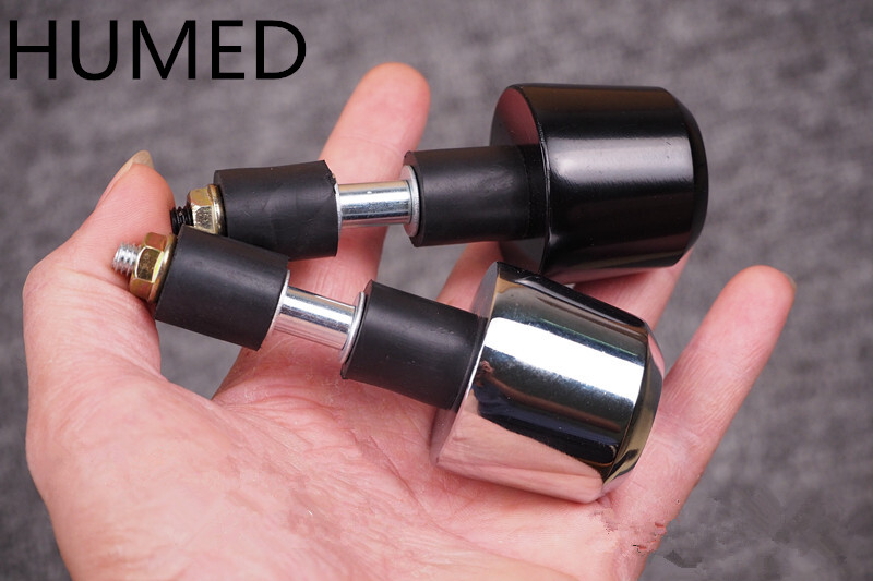 1 pora naujų vintage universalaus motociklo rankenos galas, 7/8" 22 mm vairo galų dangtelis, skirtas motokroso rankenos dangtelio kištuko slydimui