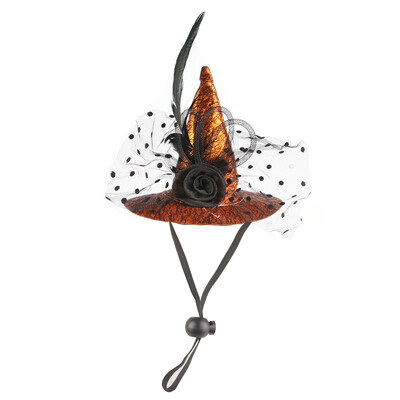 Naminių gyvūnėlių kosmetikos kostiumai Skrybėlė Helovino raganos vedlys Juokingi naminių gyvūnėlių paltai mažiems šunims Kitty Festival Aksesuarai