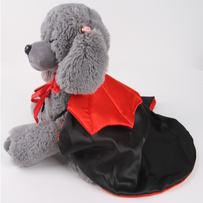 Halloween Noua pelerină de transformare pentru animale de companie, pisică și câine, haine amuzante de transformare, ținută verticală pentru animale de companie, drăguță, rezistentă la vânt și caldă