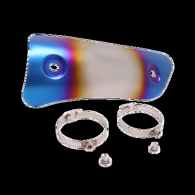 Universali motociklo išmetimo jungties vamzdžio apsauga, apsauga nuo nuplikimo, šilumos skydo dangčio izoliacija, apsauga nuo nuplikimo