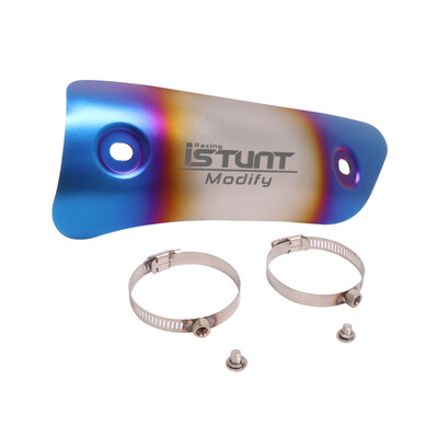 Universali motociklo išmetimo jungties vamzdžio apsauga, apsauga nuo nuplikimo, šilumos skydo dangčio izoliacija, apsauga nuo nuplikimo