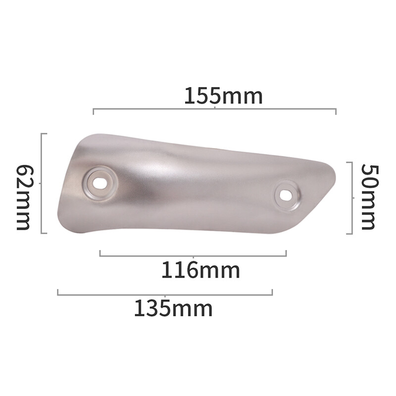 Universali motociklo išmetimo jungties vamzdžio apsauga, apsauga nuo nuplikimo, šilumos skydo dangčio izoliacija, apsauga nuo nuplikimo