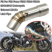 Tinka YAMAHA FZ8 Fazer FZ8N FZ8S FZ800 FZ 8 2010-2015 Motociklo Išmetimo Išmetimo Moto Modifikuoti Duslintuvą 51mm Vidurio vamzdžio jungties vamzdis