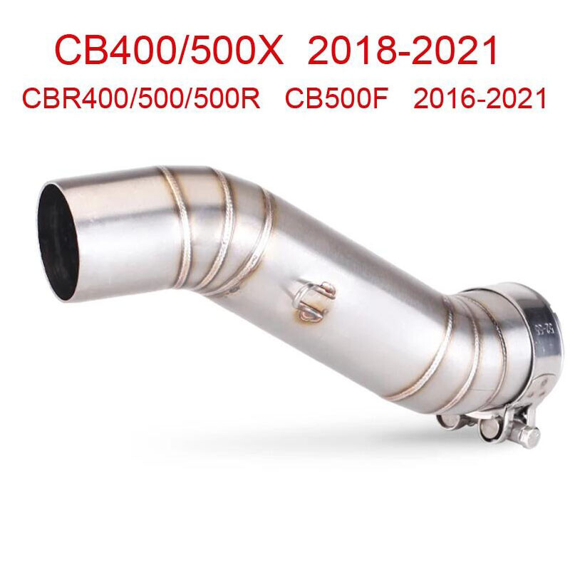 CBR500/500R CB500X CB400 CBR400 motociklo išmetimo vidurinės jungties vamzdis skirtas Honda CBR500/500R CB500F/500X CB400 CBR400 2016-2021 m.