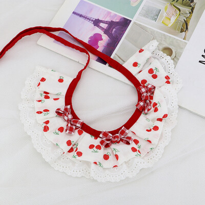 Jauka mežģīņu apkakle suņiem