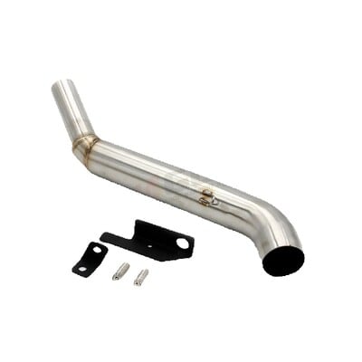 NS200 за BajajPulsarNS200 Bajaj NS 200 51 mm Motorcross мотоциклетен изпускател Mid Middle Link Pipe Racing Коляно от неръждаема стомана