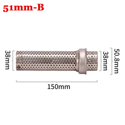 Slip On Universal Motocycle 51mm 60mm DB Killer Silencer Triukšmo Garso Eliminatorius Modifikuokite Išmetimo Slip On Flow Moto Escape duslintuvą