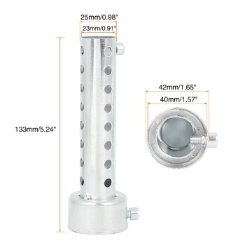 Motoforti 35mm 42mm 45mm 48mm 60mm OD мотоциклет шумозаглушител тръба преграда шумозаглушител универсален неръждаема стомана