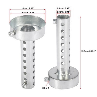 Motoforti 35mm 42mm 45mm 48mm 60mm OD motociklo išmetimo duslintuvas vamzdis duslintuvas duslintuvas universalus nerūdijantis plienas