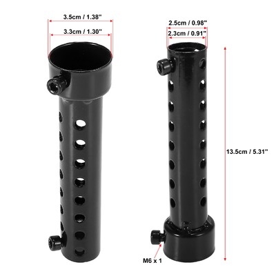 Motoforti 35mm 42mm 45mm 48mm 60mm OD motociklo išmetimo duslintuvas vamzdis duslintuvas duslintuvas universalus nerūdijantis plienas