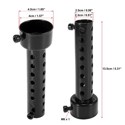 Motoforti 35mm 42mm 45mm 48mm 60mm OD motociklo išmetimo duslintuvas vamzdis duslintuvas duslintuvas universalus nerūdijantis plienas