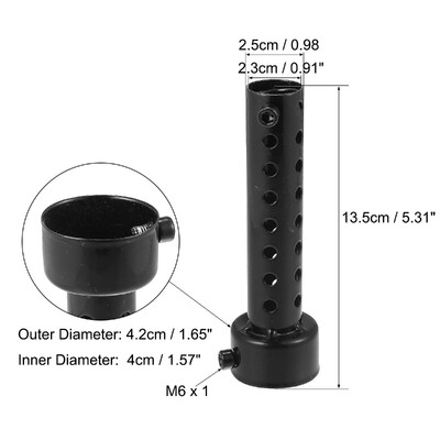Motoforti 35mm 42mm 45mm 48mm 60mm OD motociklo išmetimo duslintuvas vamzdis duslintuvas duslintuvas universalus nerūdijantis plienas
