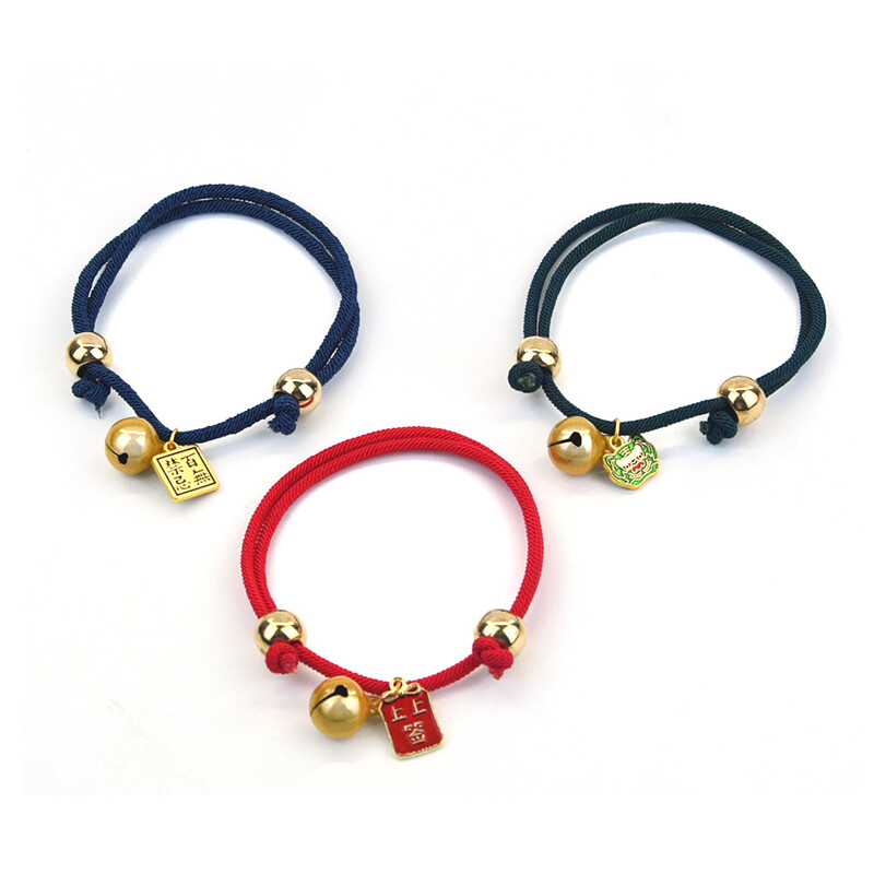 3 spalvų naminių kačių raudona virvė Maža varpelio antkaklis tinka mažam šuniui triušiui katei Mielam šuniui raudonos virvės karoliai meškiukas Naujųjų metų antkaklis