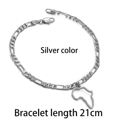 Anniyo Outline Africa Harta gleznă femei Gilrs lanț de picioare bijuterii culoare aurie bijuterii cu ridicata Harta africană #202421