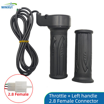Bicicletă electrică Twist Throttle Hall Senzor Rotire Mâner Accelerator 1,5 m pentru Scooter Electric Ebike E-bike Motocicletă Triciclu
