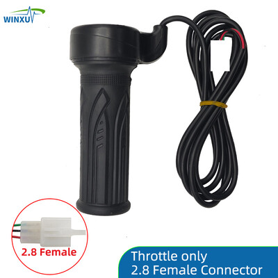 Bicicletă electrică Twist Throttle Hall Senzor Rotire Mâner Accelerator 1,5 m pentru Scooter Electric Ebike E-bike Motocicletă Triciclu