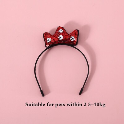 Kačių aksesuarai Peteliškės plaukų lankelis kačių princesei Kačių vakarėlio galvos apranga naminiams gyvūnėliams Dovanos mažiems vidutiniams šunims Priedai naminiams gyvūnėliams