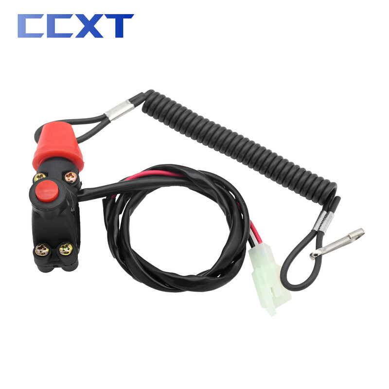 Motociklo keturračio variklio užvedimo jungiklis, valties užbortinis variklis, užmušimo jungiklis, saugos diržas, skirtas Kawasaki KTM Honda Yamaha