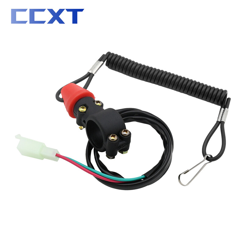 Motocykel, štvorkolka, loď, prívesný motor, bezpečnostný popruh na zastavenie motora, bezpečnostný popruh na šnúrku pre KTM, Kawasaki, Suzuki, Honda, Yamaha, univerzálny