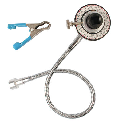 Profesionāla mērinstrumenta piedziņas griezes momenta leņķa mērītājs 360° regulējams 1/2" piedziņas griezes momenta mērītājs uzgriežņu atslēgu komplekts Profesionāls mērinstruments