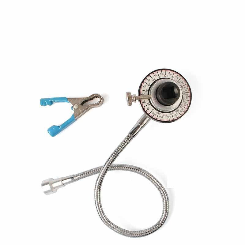 Profesionalus matavimo įrankio pavaros sukimo momento kampo matuoklis 360° Reguliuojamas 1/2 colio pavaros sukimo momento matuoklis veržliarakčių rinkinys Profesionalus matavimo įrankis