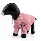 Svītrains krekls suņiem Pavasaris un vasara Franču buldogu mājdzīvnieku apģērbi Luksusa modes kucēna kostīms Maza suņa apģērbs Suņa apģērbs