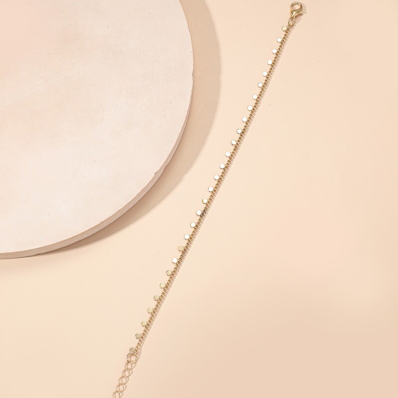 Vasaros Boho apvalios geležies detalės kutais pakabukas pakabukas moterims paplūdimio klasikinė nerūdijančio plieno apyrankė vandeniui atspari papuošalų dovana