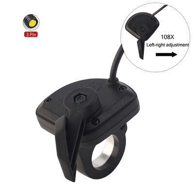 E-dviračio kabelis, skirtas Bafang / 8FUN variklių rinkiniams Pavarų jutiklio USB programavimas Hidraulinių stabdžių jutiklio ekrano laikiklis 5PIN stabdžių 3 kontaktų 1T4