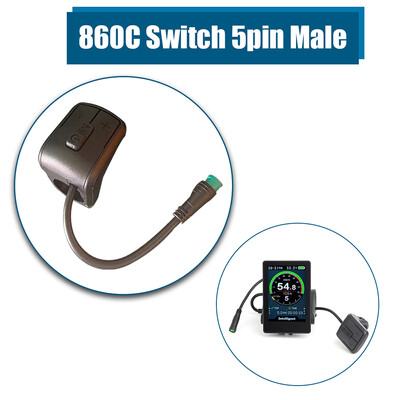 E-dviračio kabelis, skirtas Bafang / 8FUN variklių rinkiniams Pavarų jutiklio USB programavimas Hidraulinių stabdžių jutiklio ekrano laikiklis 5PIN stabdžių 3 kontaktų 1T4